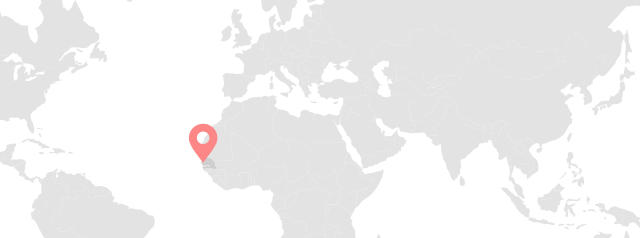 Map of Dakar